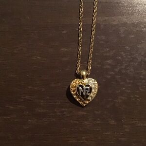 Gold Heart Pendant Necklace